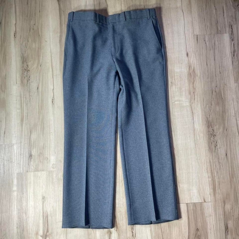 Vintage 1970s Levi's Action Slacks grey dress pants‎